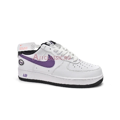 Nike Air Force 1 07 LV8 Hoops - White Canyon Purple DH7440-100 White/Canyon Purple-Black-White Mens Womens Shoes