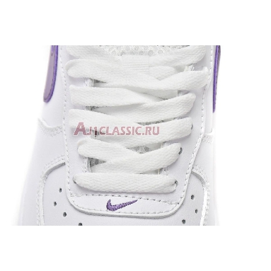 Nike Air Force 1 07 LV8 Hoops - White Canyon Purple DH7440-100 White/Canyon Purple-Black-White Mens Womens Shoes