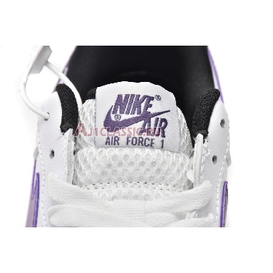 Nike Air Force 1 07 LV8 Hoops - White Canyon Purple DH7440-100 White/Canyon Purple-Black-White Mens Womens Shoes