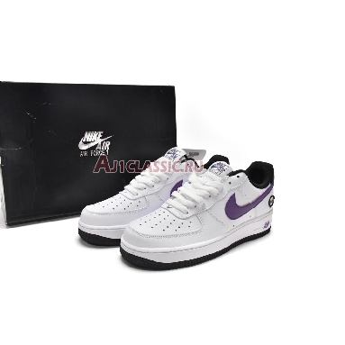 Nike Air Force 1 07 LV8 Hoops - White Canyon Purple DH7440-100 White/Canyon Purple-Black-White Mens Womens Shoes