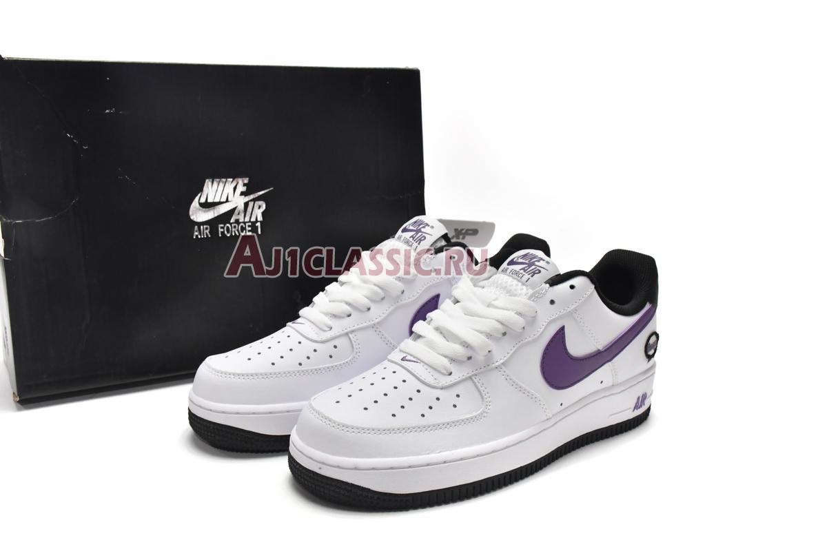 New Nike Air Force 1 07 LV8 "Hoops - White Canyon Purple" DH7440-100 Shoes