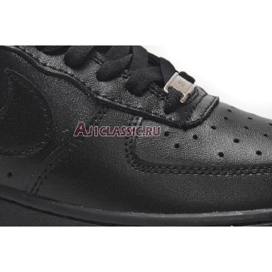 Nike Air Force 1 07 Black 315115-038 Black/Black Mens Womens Shoes