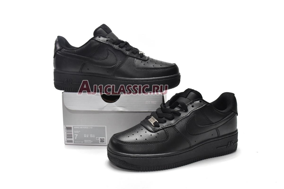 New Nike Air Force 1 07 "Black" 315115-038 Shoes