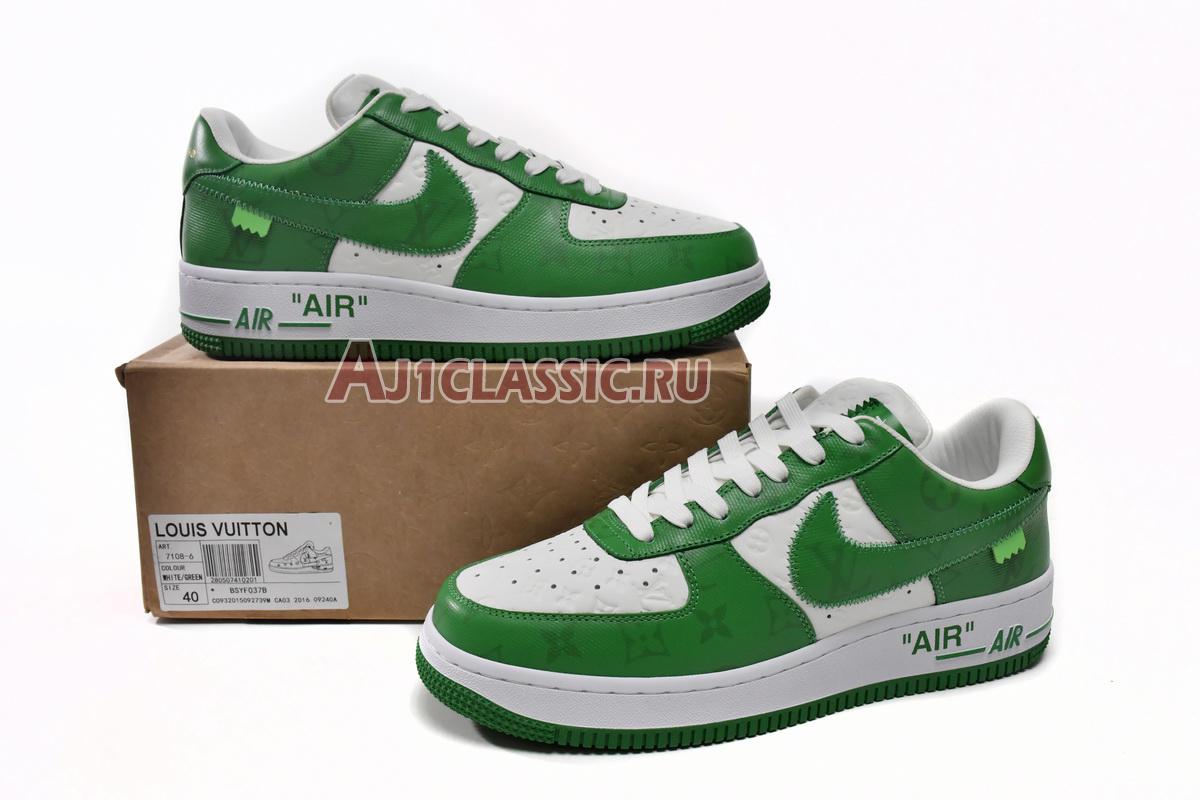 Louis Vuitton x Nike Air Force 1 Low "White Gym Green" 7108-6