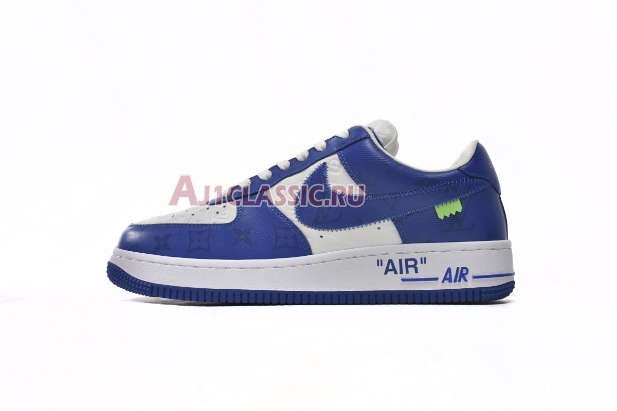 Louis Vuitton x Nike Air Force 1 Low "White Team Royal" 7108-5