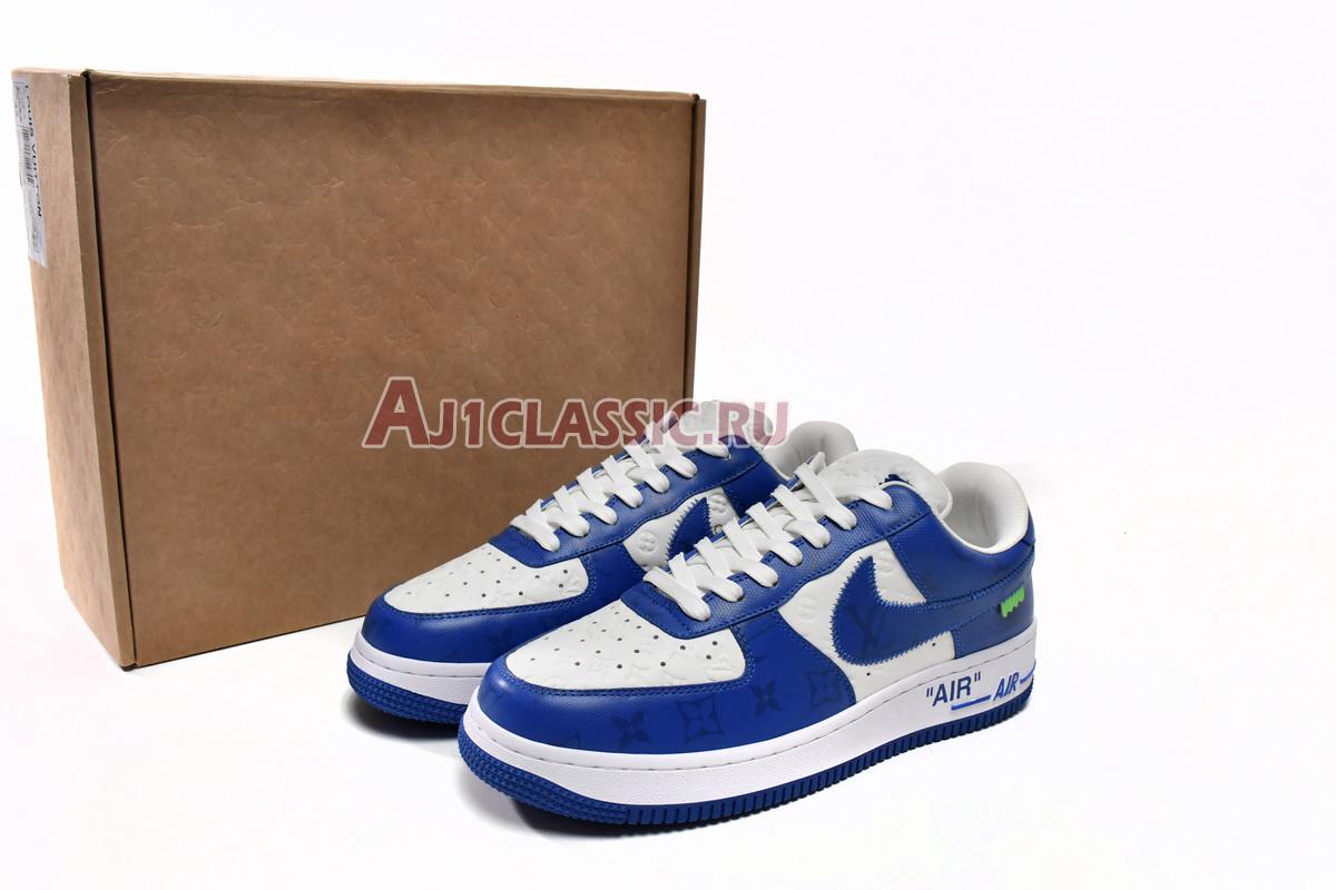 Louis Vuitton x Nike Air Force 1 Low "White Team Royal" 7108-5