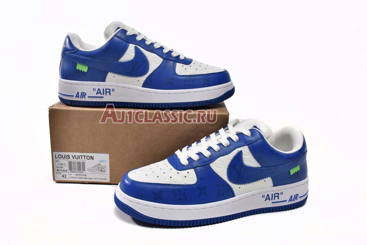 Louis Vuitton x Nike Air Force 1 Low "White Team Royal" 7108-5