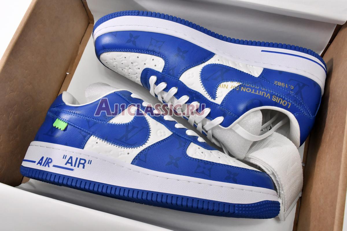 Louis Vuitton x Nike Air Force 1 Low "White Team Royal" 7108-5