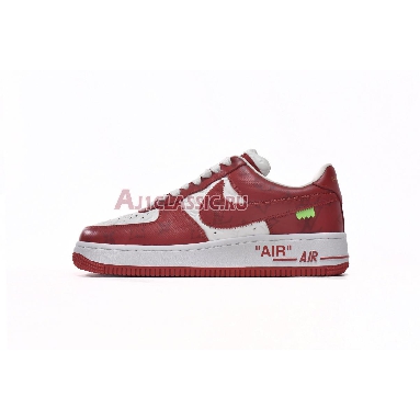 Louis Vuitton x Nike Air Force 1 Low White Comet Red MS0232 White/Comet Red Sneakers