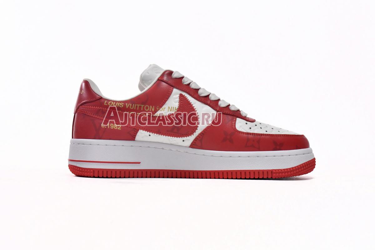 New Louis Vuitton x Nike Air Force 1 Low "White Comet Red" MS0232 Shoes