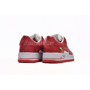 Louis Vuitton x Nike Air Force 1 Low White Comet Red MS0232 White/Comet Red Sneakers