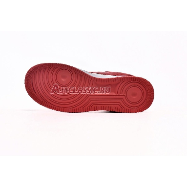 Louis Vuitton x Nike Air Force 1 Low White Comet Red MS0232 White/Comet Red Mens Womens Shoes