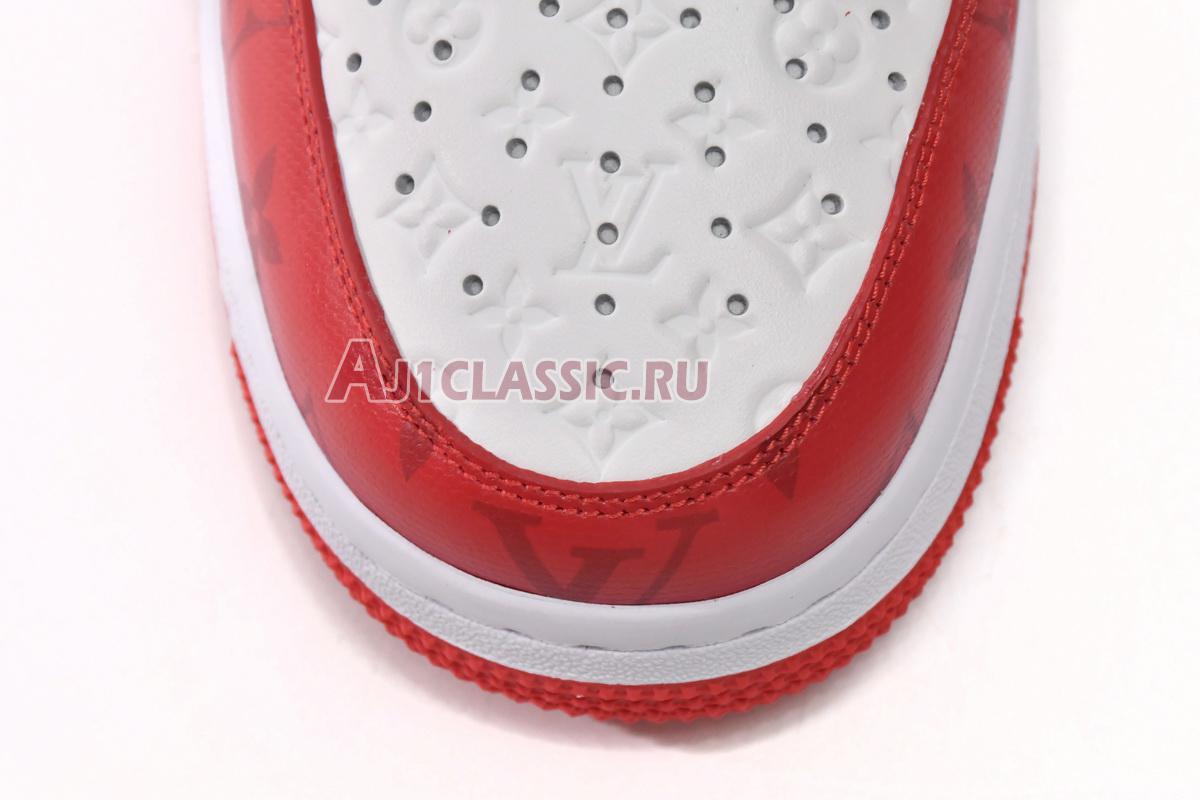 Louis Vuitton x Nike Air Force 1 Low "White Comet Red" MS0232