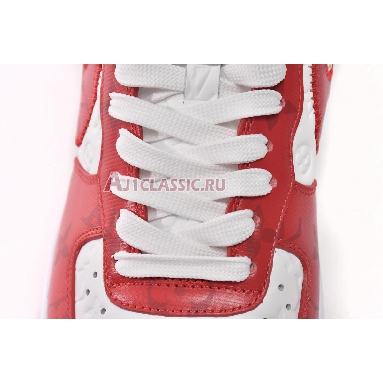 Louis Vuitton x Nike Air Force 1 Low White Comet Red MS0232 White/Comet Red Sneakers