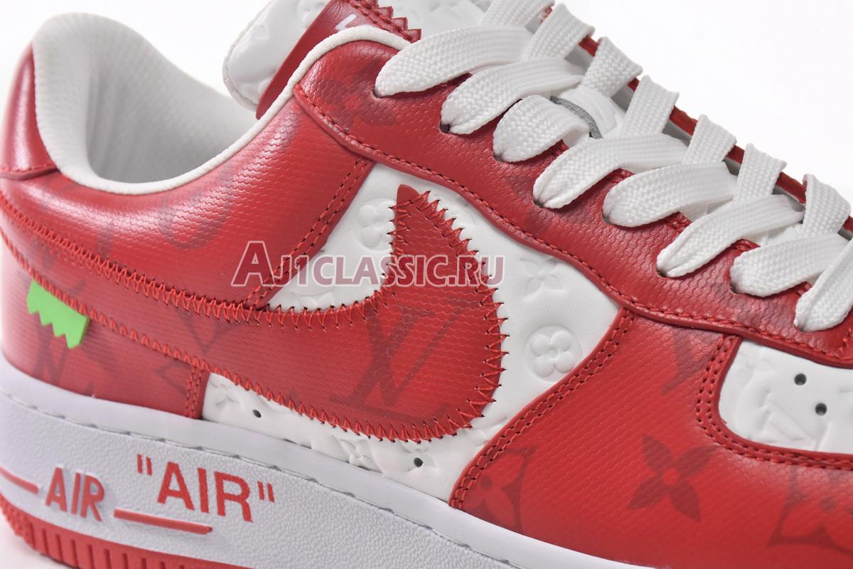 Louis Vuitton x Nike Air Force 1 Low "White Comet Red" MS0232