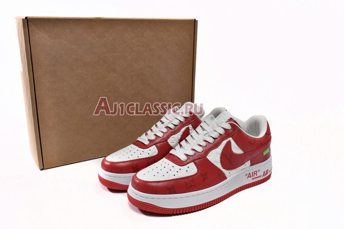 Louis Vuitton x Nike Air Force 1 Low "White Comet Red" MS0232