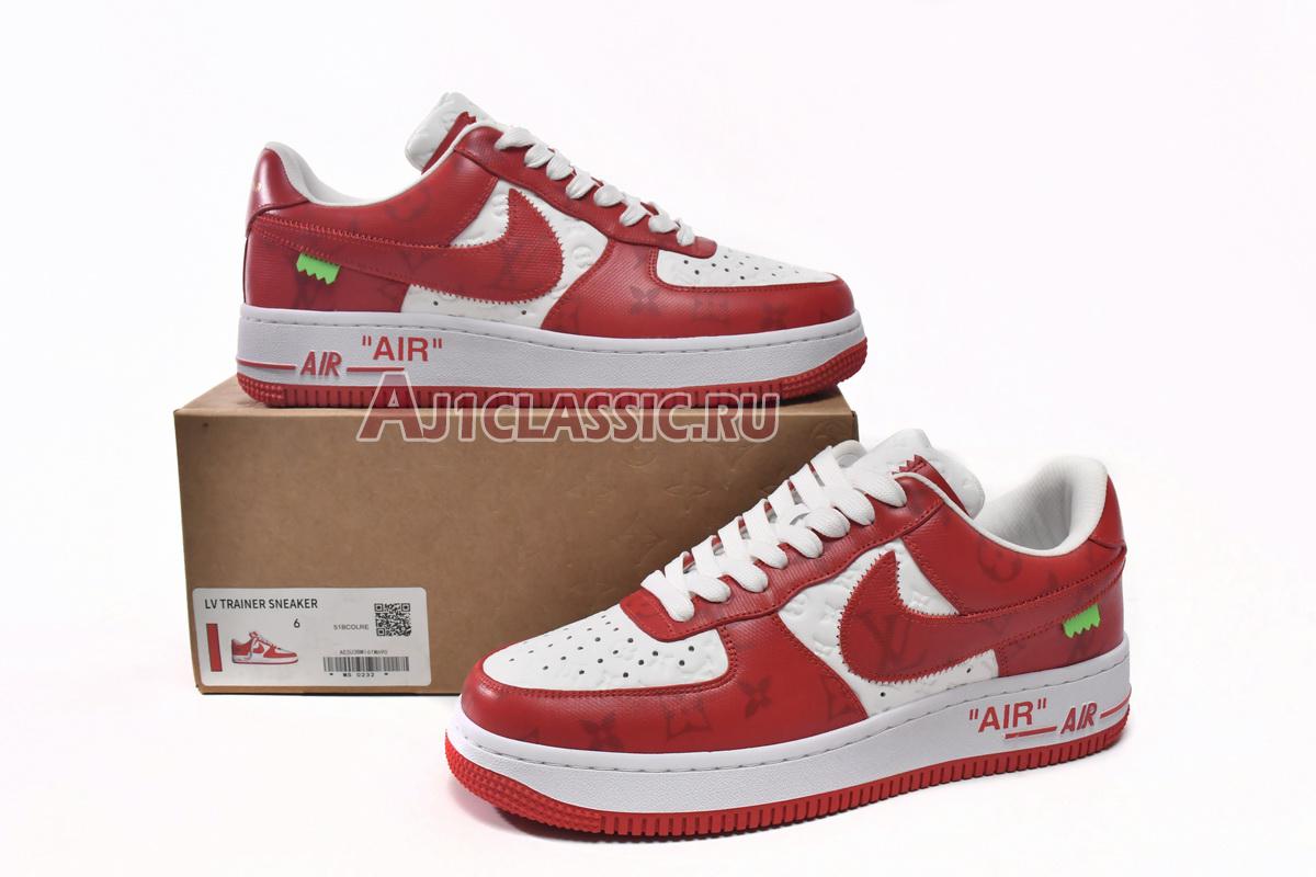 Louis Vuitton x Nike Air Force 1 Low "White Comet Red" MS0232