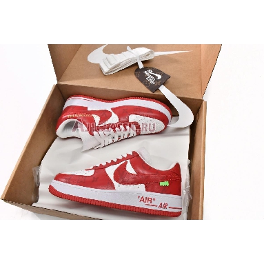 Louis Vuitton x Nike Air Force 1 Low White Comet Red MS0232 White/Comet Red Sneakers