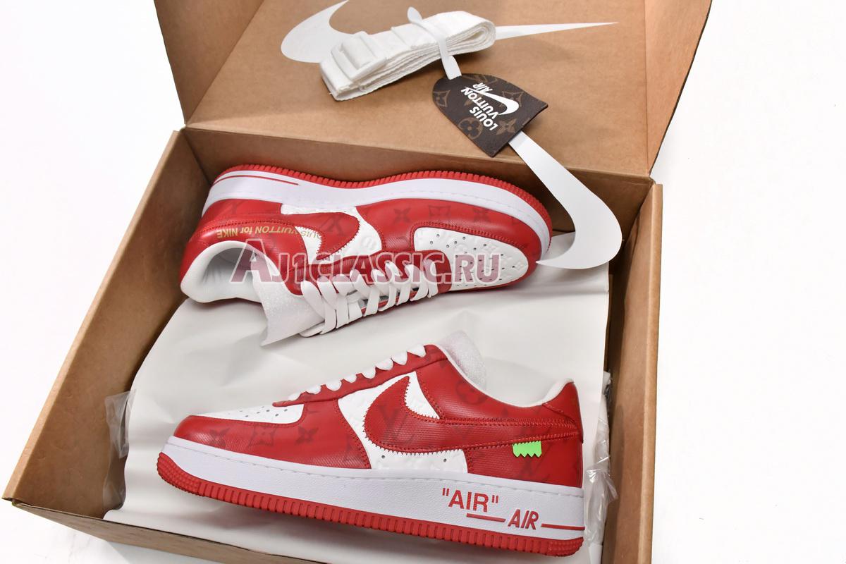 Louis Vuitton x Nike Air Force 1 Low "White Comet Red" MS0232