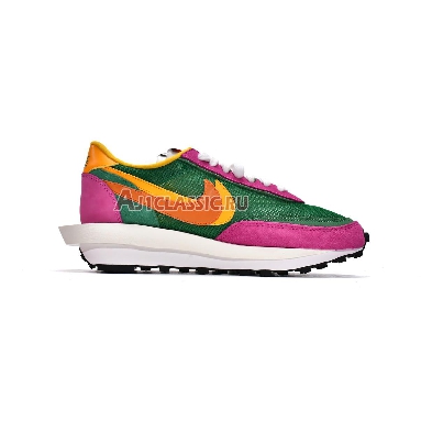 Sacai x Nike LDWaffle Pine Green BV0073-301 Pine Green/Clay Orange-Del Sol-Sail Mens Womens Shoes