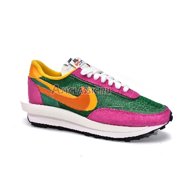 Sacai x Nike LDWaffle Pine Green BV0073-301 Pine Green/Clay Orange-Del Sol-Sail Mens Womens Shoes