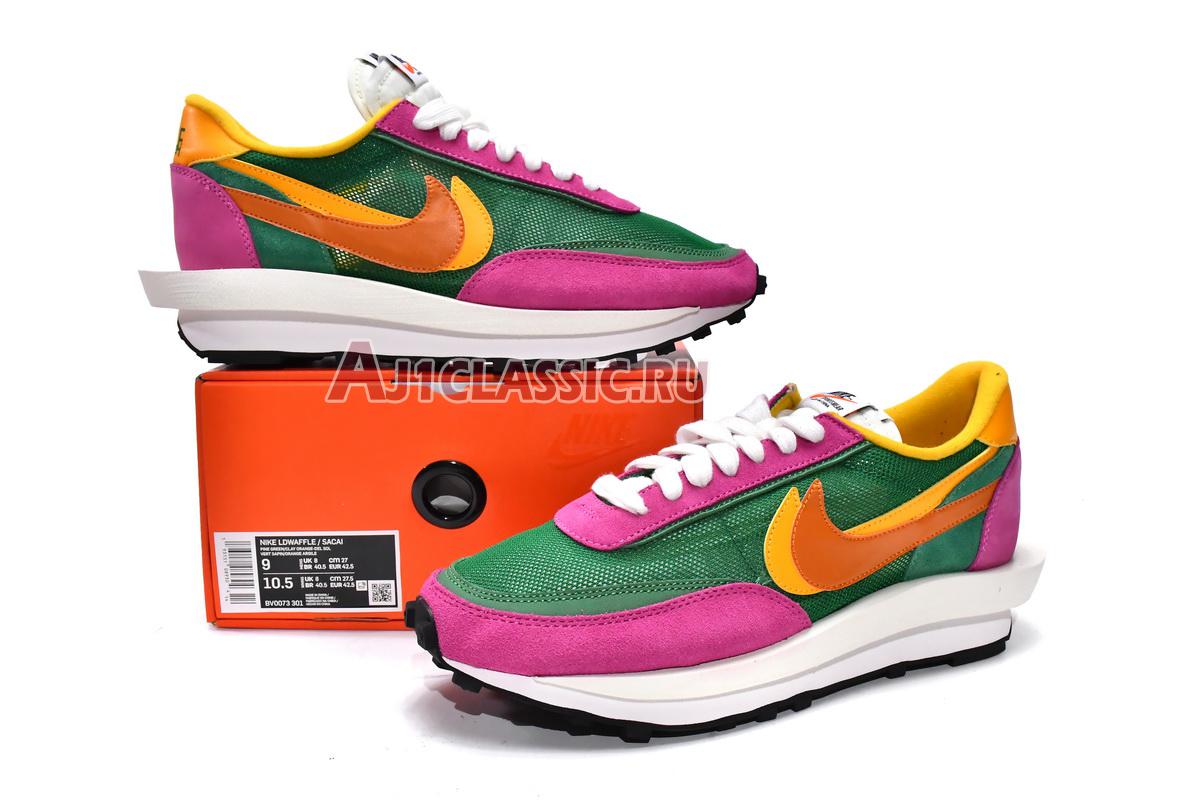 New Sacai x Nike LDWaffle "Pine Green" BV0073-301 Shoes