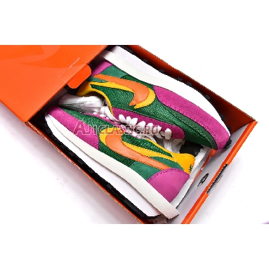 Sacai x Nike LDWaffle Pine Green BV0073-301 Pine Green/Clay Orange-Del Sol-Sail Sneakers