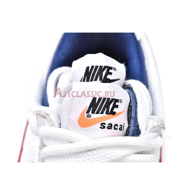 Sacai x Nike Cortez 4.0 OG DQ0581-100 White/Varsity Red/Varsity Royal Mens Womens Shoes