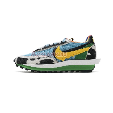 Sacai x Nike LDWaffle Ben & Jerrys CN8899-006 White/Lagoon Pulse/Black/University Gold Mens Womens Shoes