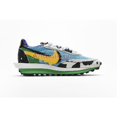 Sacai x Nike LDWaffle Ben & Jerrys CN8899-006 White/Lagoon Pulse/Black/University Gold Mens Womens Shoes