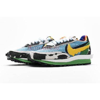 Sacai x Nike LDWaffle Ben & Jerrys CN8899-006 White/Lagoon Pulse/Black/University Gold Mens Womens Shoes