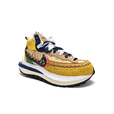 Sacai x Jean Paul Gaultier x VaporWaffle Sesame DH9186-200 Sesame/Blue Void/White Mens Womens Shoes