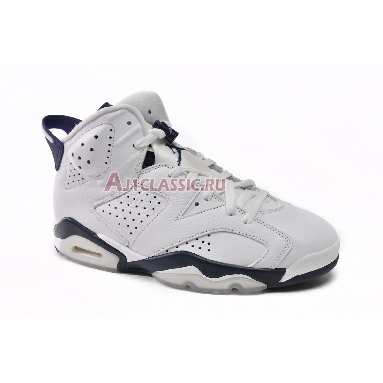 Air Jordan 6 Retro Midnight Navy 2022 CT8529-141 White/Midnight Navy Sneakers