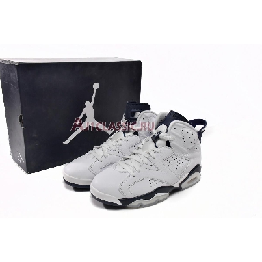 Air Jordan 6 Retro Midnight Navy 2022 CT8529-141 White/Midnight Navy Sneakers