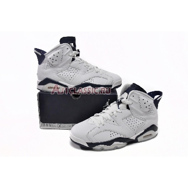 Air Jordan 6 Retro Midnight Navy 2022 CT8529-141 White/Midnight Navy Sneakers