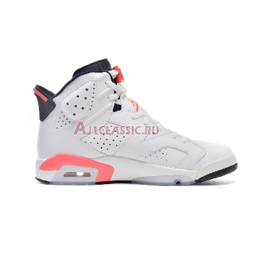 Air Jordan 6 Retro White Infrared 2014 384664-123 White/Infrared-Black Sneakers