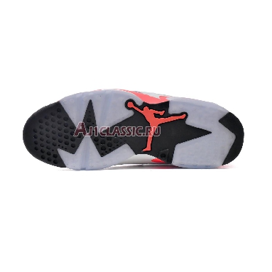 Air Jordan 6 Retro White Infrared 2014 384664-123 White/Infrared-Black Mens Womens Shoes