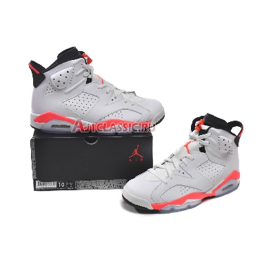 Air Jordan 6 Retro White Infrared 2014 384664-123 White/Infrared-Black Sneakers