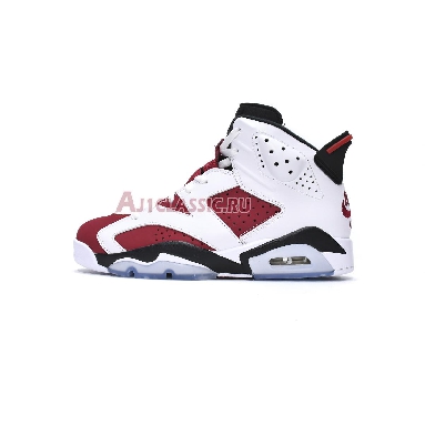 Air Jordan 6 Retro OG Carmine 2021 CT8529-106 White/Black/Carmine Mens Womens Shoes