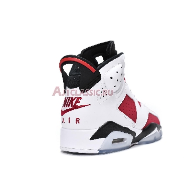 Air Jordan 6 Retro OG Carmine 2021 CT8529-106 White/Black/Carmine Mens Womens Shoes