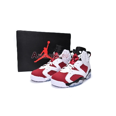 Air Jordan 6 Retro OG Carmine 2021 CT8529-106 White/Black/Carmine Sneakers