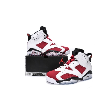 Air Jordan 6 Retro OG Carmine 2021 CT8529-106 White/Black/Carmine Sneakers