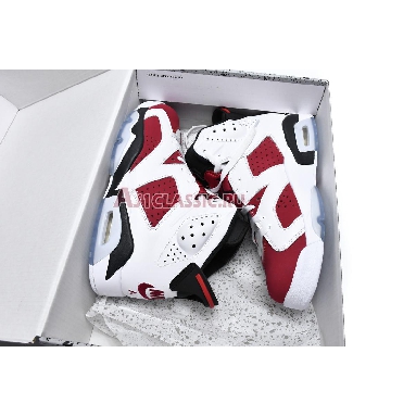 Air Jordan 6 Retro OG Carmine 2021 CT8529-106 White/Black/Carmine Sneakers