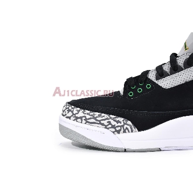 Air Jordan 3 Retro Pine Green CT8532-030 Black/Pine Green-Cement Grey-White Sneakers