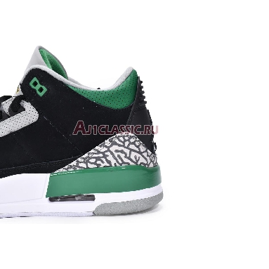 Air Jordan 3 Retro Pine Green CT8532-030 Black/Pine Green-Cement Grey-White Mens Womens Shoes