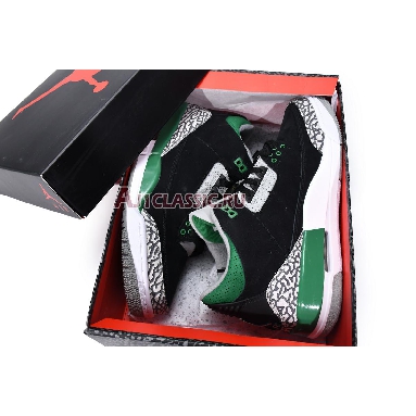 Air Jordan 3 Retro Pine Green CT8532-030 Black/Pine Green-Cement Grey-White Mens Womens Shoes