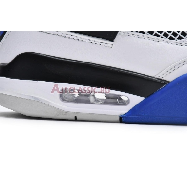 Air Jordan 4 Retro Motorsports 308497-117 White/Game Royal-Black Sneakers