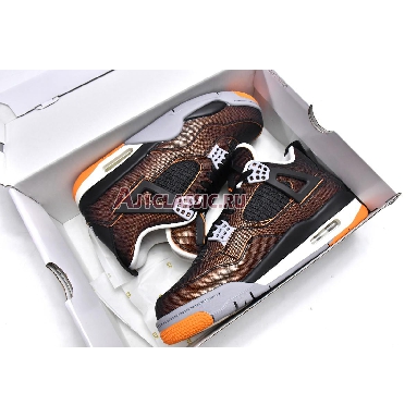 Air Jordan 4 Retro Starfish CW7183-100 Sail/Black/Starfish/Light Smoke Grey Mens Womens Shoes