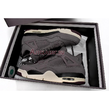 A Ma Maniere x Air Jordan 4 Retro Violet Ore DV6773-220 Violet Ore/Medium Ash/Black/Muslin/Burgundy Crush Sneakers