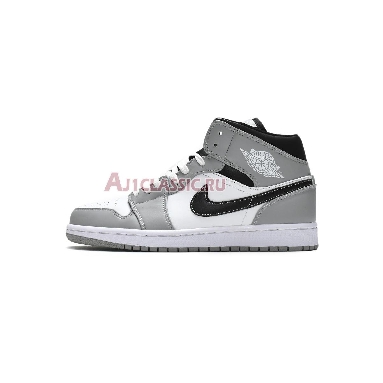 Air Jordan 1 Mid Light Smoke Grey 554724-078 Light Smoke Grey/White-Anthracite Mens Womens Shoes